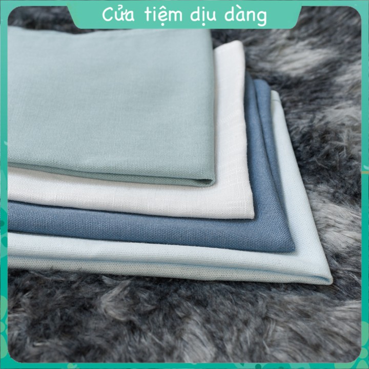 Khăn tay nam ( khăn mùi xoa) chất liệu linen (đũi) dành cho nam giới - ưu điểm nhỏ gọn, nhẹ và mềm mại