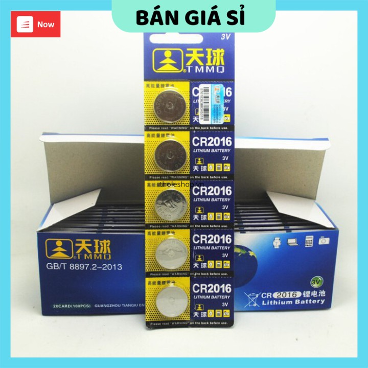 Pin  GIÁ VỐN] Pin CR2032 Lithium 3V (Vỉ 5 viên) an toàn và tiện lợi, có thể dùng cho nhiều thiết bị đồ chơi 5865