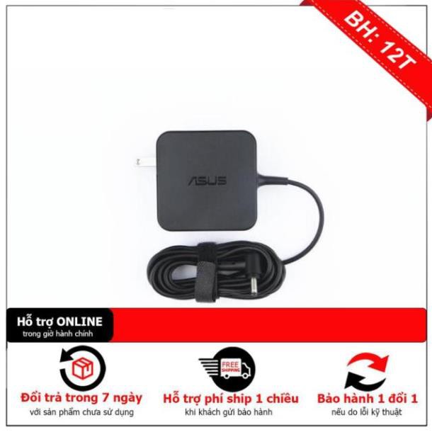 ( Hàng zin Vuông ) Sạc cho laptop ASUS 19V-3.42A đầu 5.5*2.5mm chân thường hình vuông