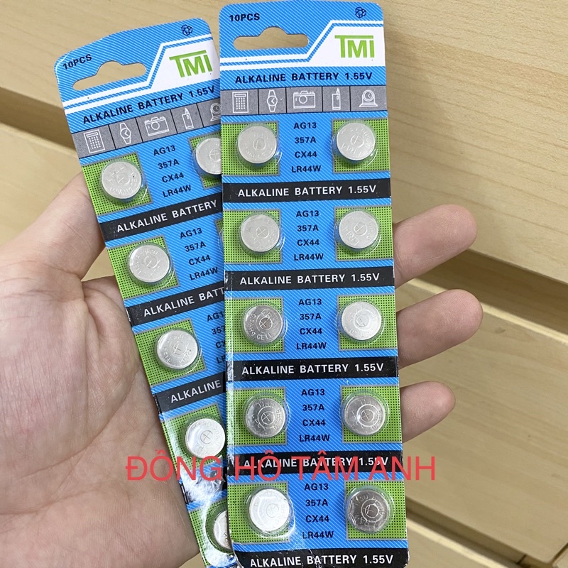 PIN CÚC ÁO LR44 - 1,5V PIN THAY ĐỒ CHƠI , PIN MÁY TÍNH  PHỤ KIỆN GIÁ RẺ ĐỒNG HỒ TÂM ANH