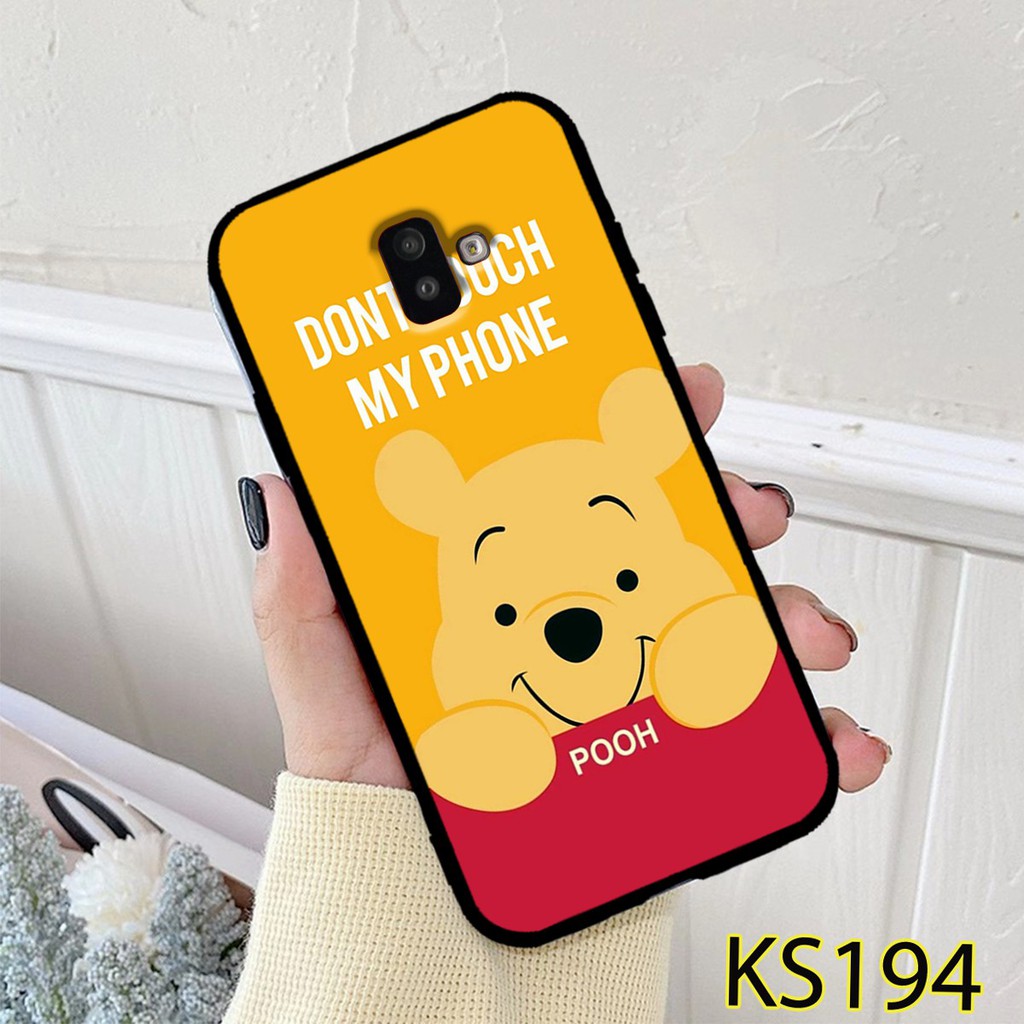 Ốp lưng Samsung J6-2018/J6 Plus/J8-2018 Plus in hình Gấu Pooh  siêu đẹp, độc, lạ_KINGSTORE.HN_Ốp SS J6/J6 Plus/J8