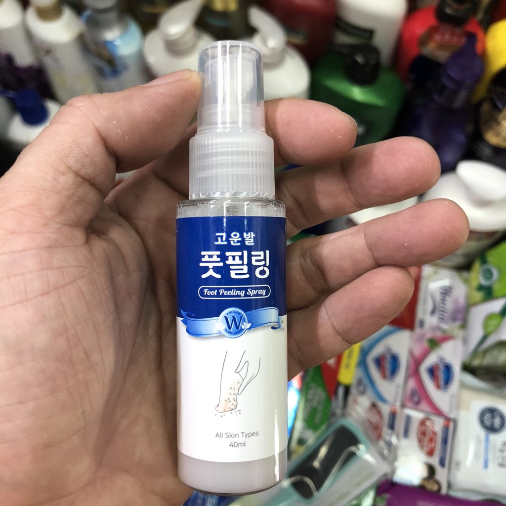 Xịt tẩy tế bào chết gót &amp; lòng bàn chân Foot Peeling Spray 40ml