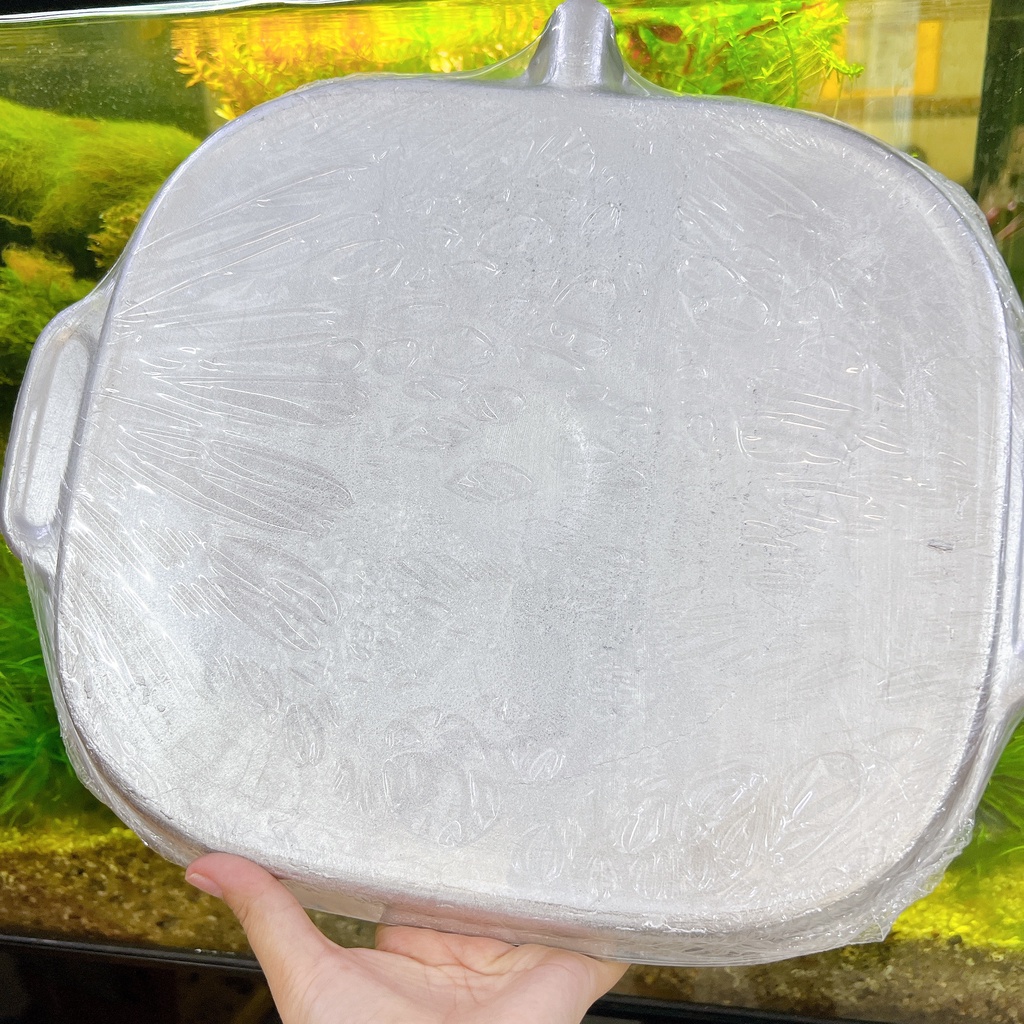 Chảo Nướng Chống Dính Huỳnh Anh Kiểu Dáng Hàn Quốc Có Rãnh Thoát Dầu Tiện Ích