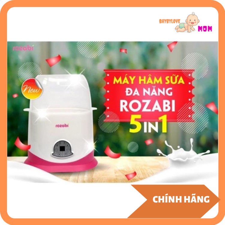 ⭐⭐⭐ Máy hâm sữa tiệt trùng cảm ứng 5 chức năng Rozabi