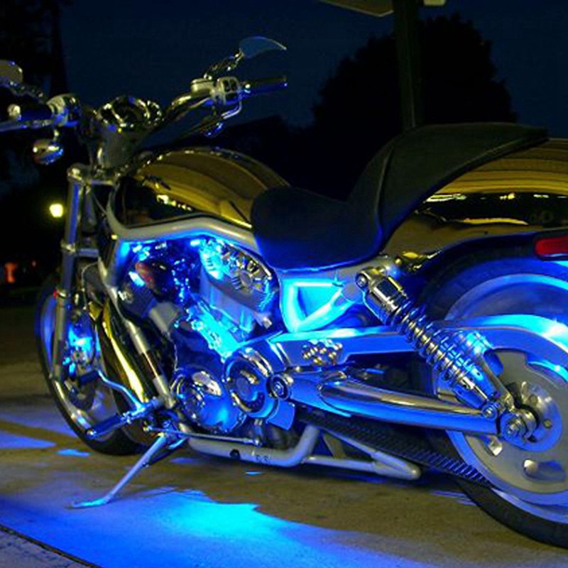 Dây đèn led 5050 dc 12v 10cm chống thấm nước cho xe hơi tàu thuyền màu sắc tùy chọn