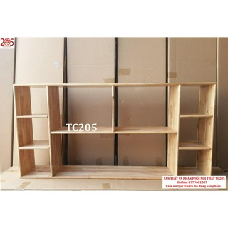 KỆ SÁCH TREO TƯỜNG GỖ DÀI 120CM SƠN HỆ NƯỚC (không pha xăng, dung môi) an toàn cho người tiêu dùng, tiêu chuẩn Xuấ Khẩu