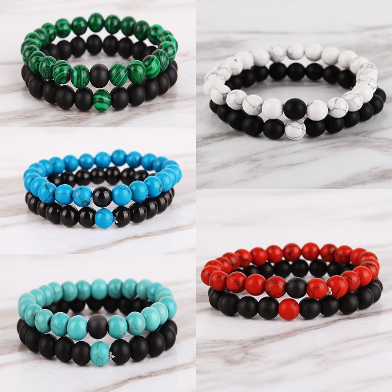 Vòng tay chuỗi hạt cho cặp đôi tùy chọn số lượng