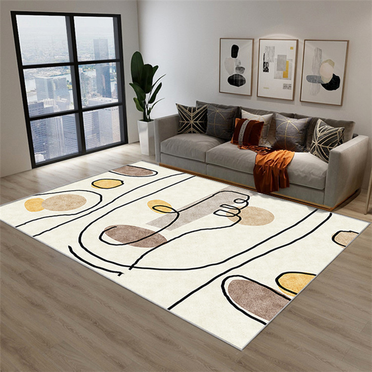 ins Nordic carpet living room modern minimalist bedroom tatami sofa coffee table carpet mat