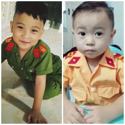 Bộ quần áo công an trẻ em