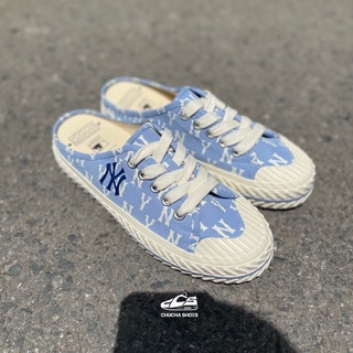 *Chính Hãng* Giày Đạp Gót Sneaker MLB Playball Origin Mule Monogram
