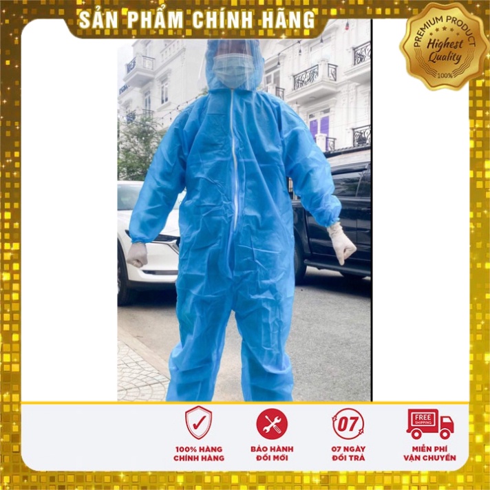 Đồ bảo hộ y tế, Combo 7 món, Phòng dịch an toàn, Hỗ trợ chống dịch, chính hãng dày dặn chuẩn y tế