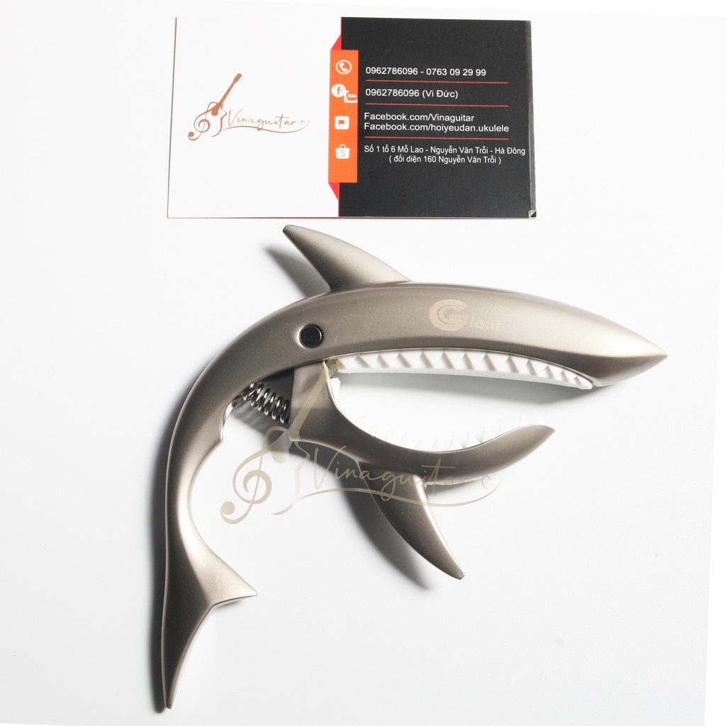 [GIÁ HỦY DIỆT] Capo Guitar Cá Mập Gaint Shark Capo GC-30 Chính Hãng- Tặng Pick Gảy