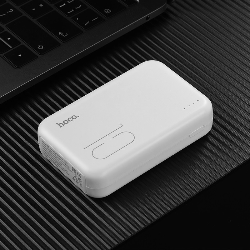 Pin sạc dự phòng mini Hoco J38 10000mAh 2 cổng in/out - Hãng phân phối chính thức