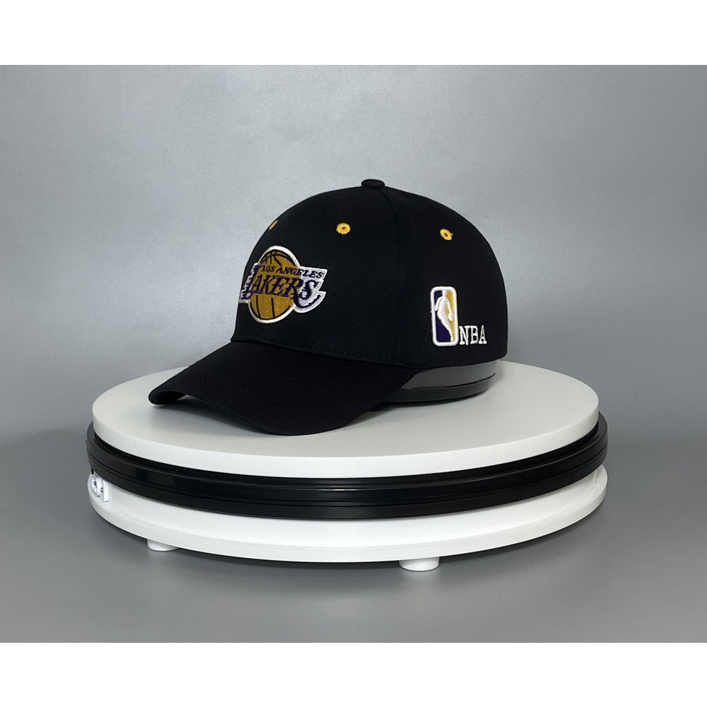 Mũ lưỡi trai N.B.A Laker màu đen cá tính dành cho cả nam và nữ full hộp để làm quà tặng