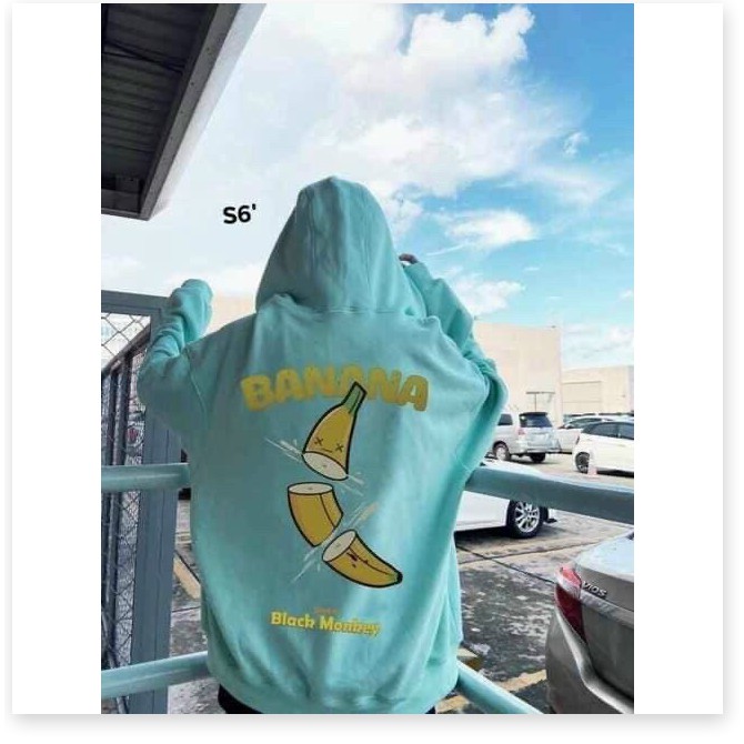 Áo hoodies dây kéo NỮ SIÊU XINH , CUTE HÌNH CHUỐI KOKO MI STORE