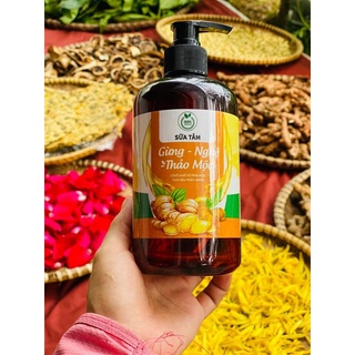 Sữa tắm gừng nghệ thảo mộc