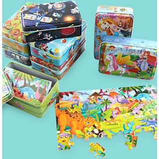 Đồ Chơi Tranh Ghép Gỗ 60 Miếng Ghép Nhiều Chủ Đề