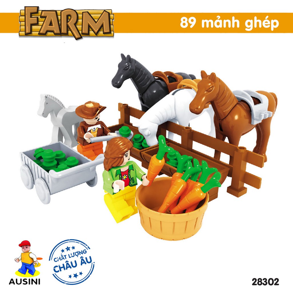 Nông trại vui vẻ Ausini 28302 (89 mảnh ghép)