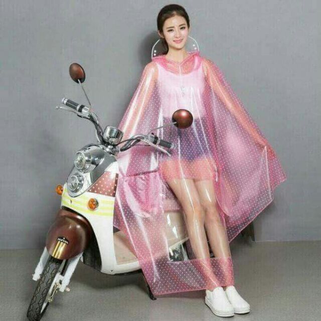 ÁO MƯA CHẤM BI THỜI TRANG