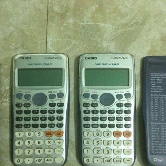 Máy tính bỏ túi casio fx570 ES plus