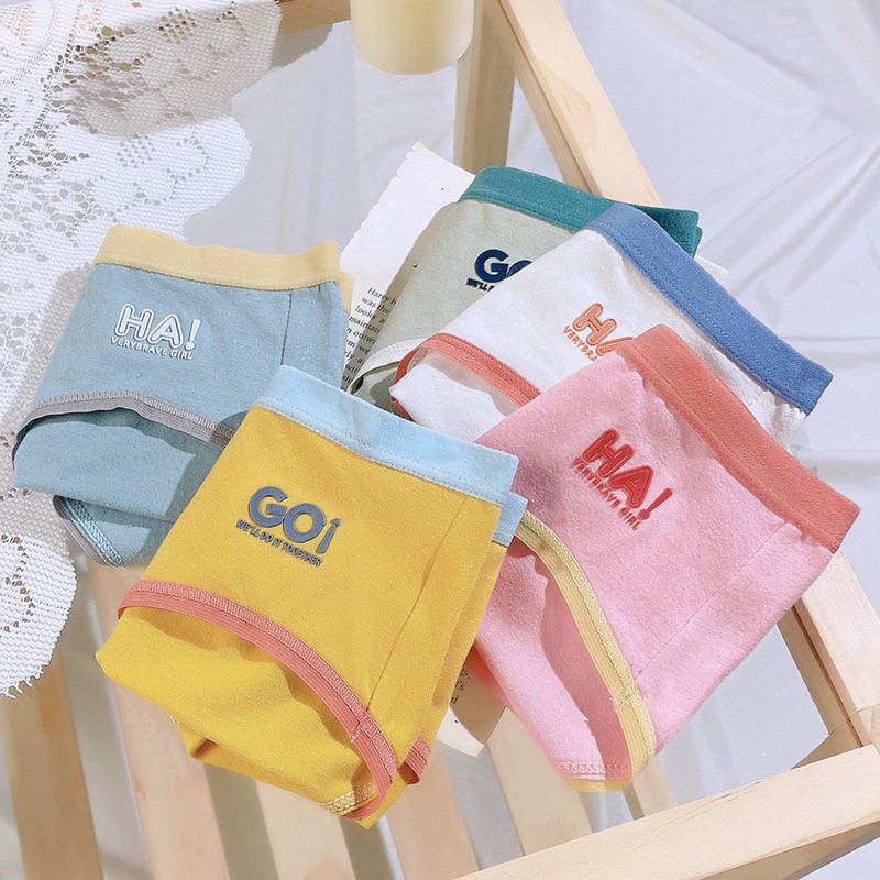 Quần Lót Nữ Cotton HaGo! Chất Siêu Mềm Mịn Màu Cute