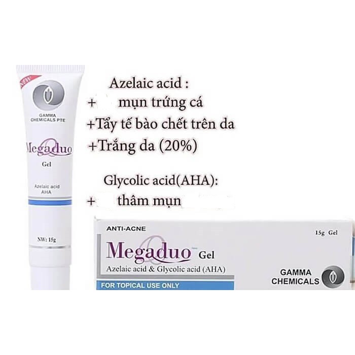 [HÀNG NHẬP KHẨU] Megaduo Gel 15g - Gel Giảm Mụn Thâm, Mụn Trứng Cá, Dưỡng Da