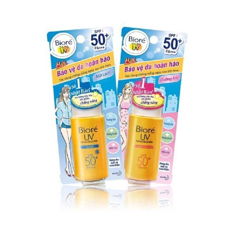 Kem chống nắng Biore UV Perfect protect milk spf 50