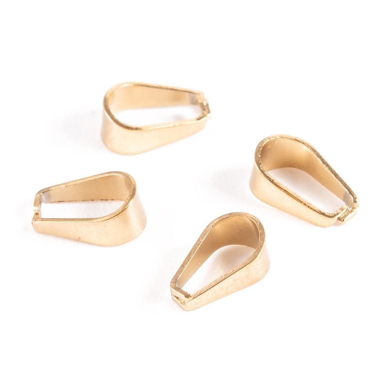 Set 10~100 Mặt Dây Chuyền Mini 6~13mm Bằng Thép Không Gỉ 304 Làm Mặt Dây Chuyền Thủ Công DIY