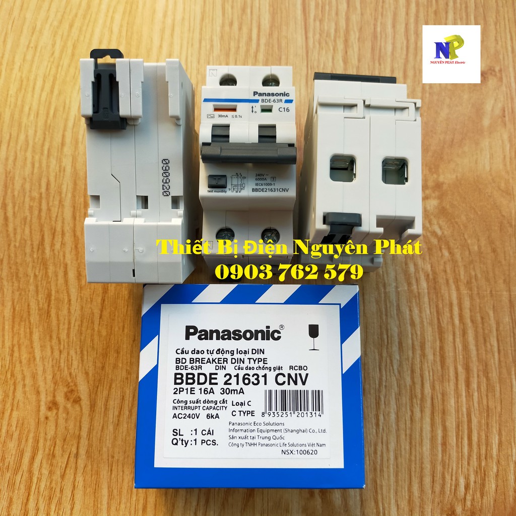 CB Chống Giật Panasonic RCBO