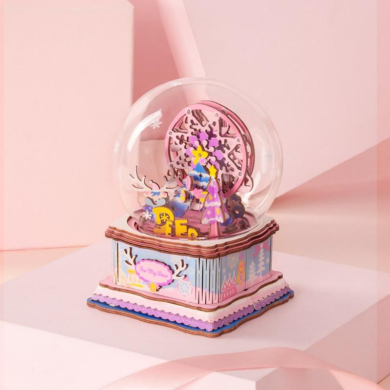 Mô hình gỗ 3D Lắp ráp Hộp nhạc For my dear AM49 Robotime Music Box