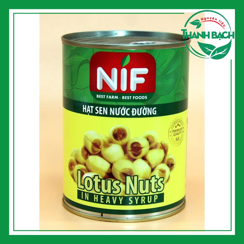 Hạt Sen Nước Đường NIF lon 565g