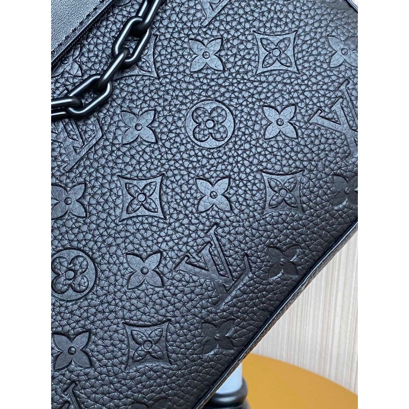 Clutch cầm tay cho nam bản to dày thương hiệu Louis Vuitton LV da thật cao cấp hàng vip 1-1