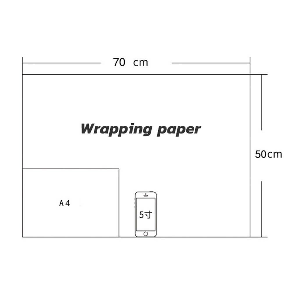 Giấy Kraft Gói Quà Giáng Sinh Hình Hoa Tuyết DIY
