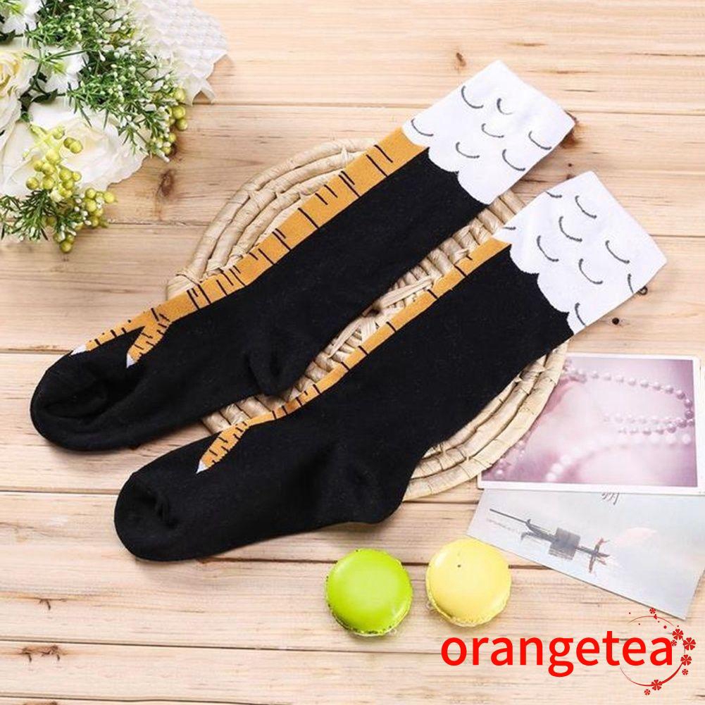 Đôi vớ cổ cao hình chân gà 3D thời trang dành cho nữ