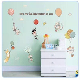 Decal dán tường hình bóng tay - lucy259