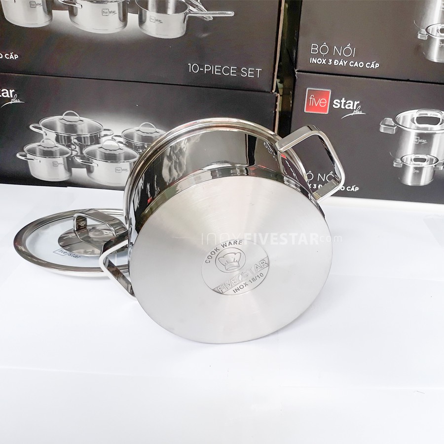 BỘ NỒI 4 MÓN FIVESTAR INOX 304