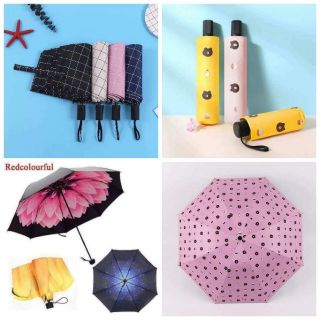 Ô Dù Ngắn Gấp Gọn Họa Tiết Hàn quốc