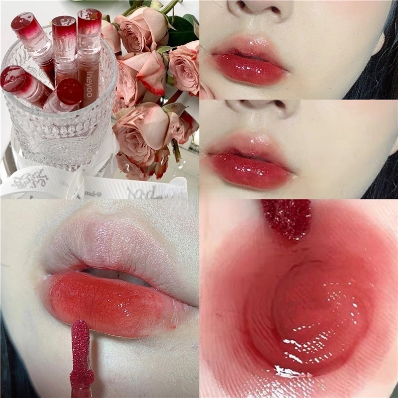 Son bóng Oulesong dưỡng ẩm mềm mại chống thấm nước nhiều màu tùy chọn HSU