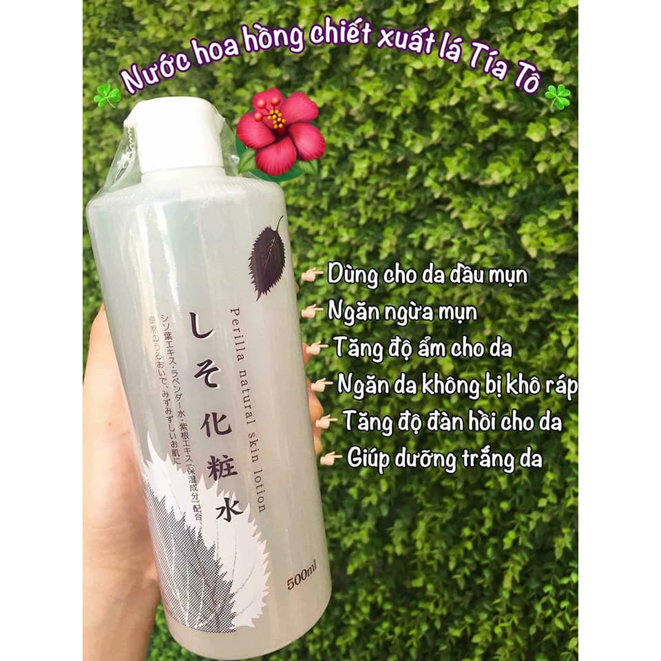 Nước hoa hồng lotion toner diếp cá, tía tô giảm mụn Dokudami Nhật Bản