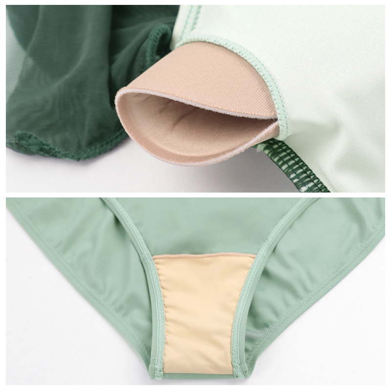 Bộ Đồ Múa Ba Lê Ngắn Tay Giả Hai Mảnh Bằng Nylon Ghép Nối Dành Cho Nữ