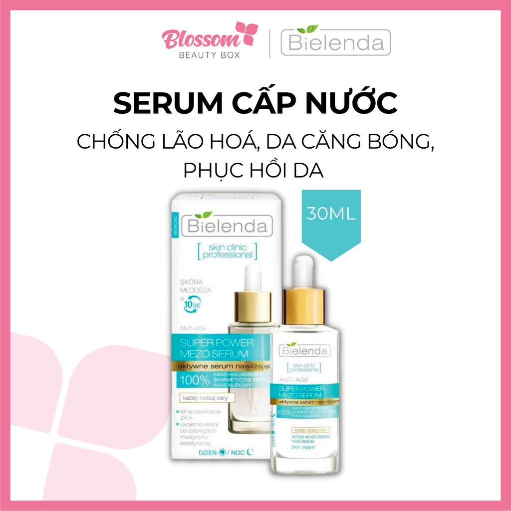 Serum cấp nước Bielenda super mezo Moisturizing [XANH DƯƠNG]