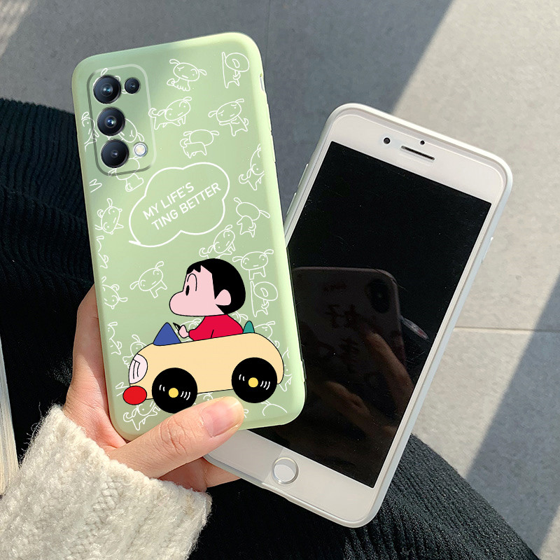 Ốp điện thoại mềm họa tiết hoạt hình graffiti xinh xắn cho Oppo Reno5 Reno5pro | BigBuy360 - bigbuy360.vn