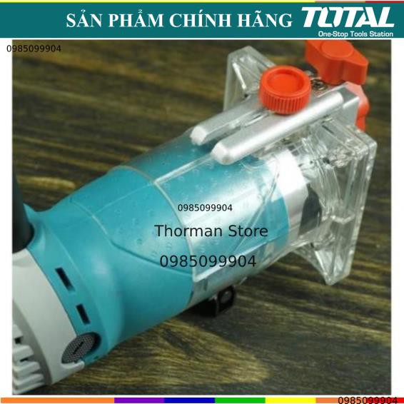 Máy soi gỗ - phay gỗ - cắt mép mini 500W TOTAL TLT5001 đường kính mũi 6 - 6.3mm