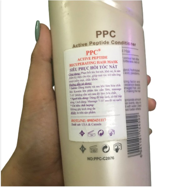 [MẪU MỚI] HẤP TÓC PHỤC HỒI CHUYÊN SÂU KERATIN PPC (CHÍNH HÃNG) - Keratin Phục Hồi Tóc Nát PPC - 0133 | BigBuy360 - bigbuy360.vn