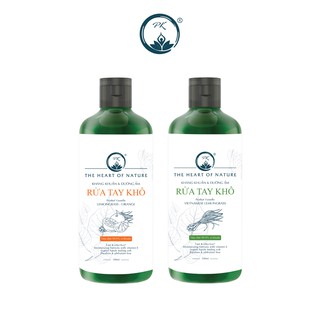 Combo 2 nước rửa tay khô cam ngọt, sả chanh PK sát khuẩn 100%- (100ml/chai)