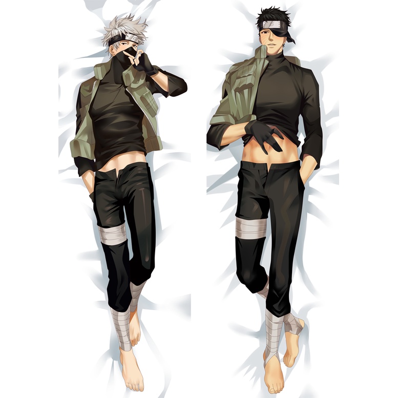 Vỏ Gối 2 Mặt In Hình Anime NARUTO Copy Hatake Kakashi Dakimakura