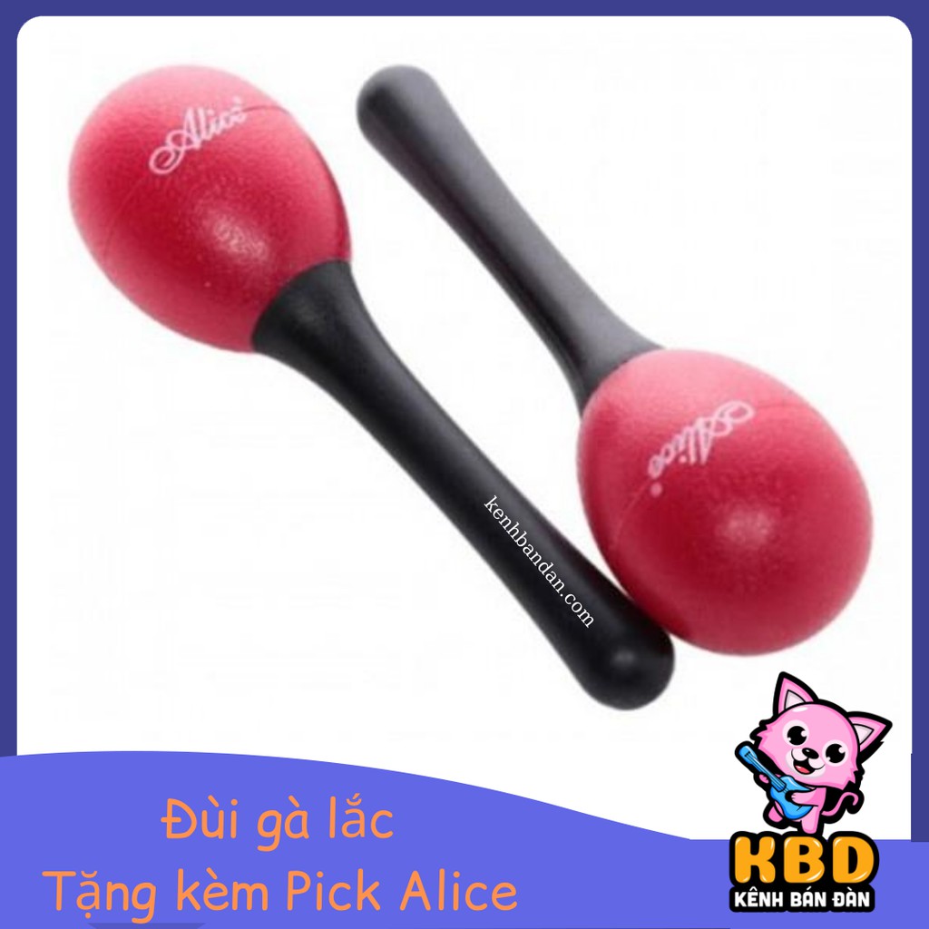 Nhạc cụ lắc Maracas, Lắc tay maracas Alice A043SE, Đùi gà Alice (loại nhỏ)