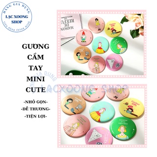 Gương cầm tay mini cute