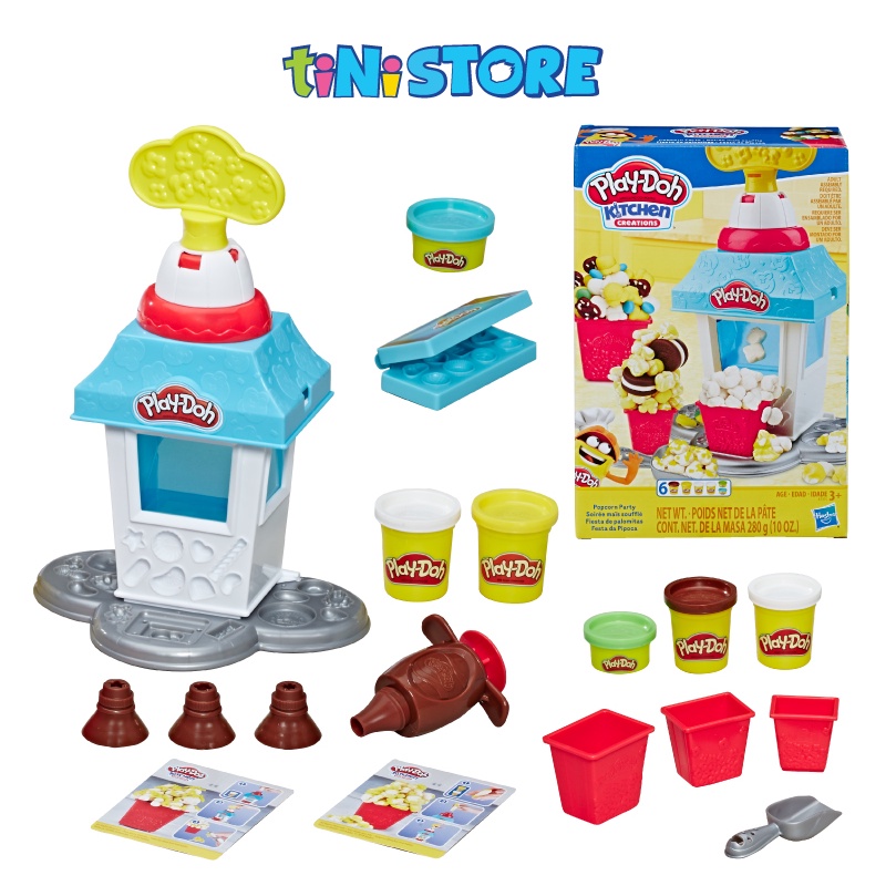 [Mã BMLTA50 giảm 10% đơn 99K] Bộ đồ chơi đất nặn Play-Doh máy làm bắp rang bơ E5110