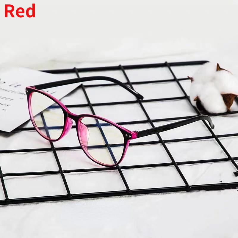 Thời trang nữ chống ánh sáng xanh kính cận thị kính cận thị retro độ
